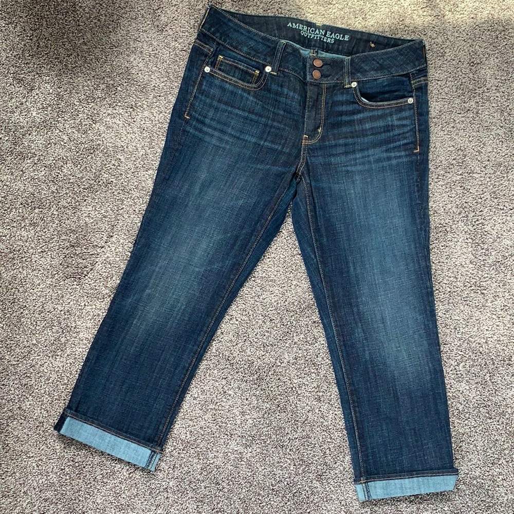 American Eagle Low Rise Artist Crop
